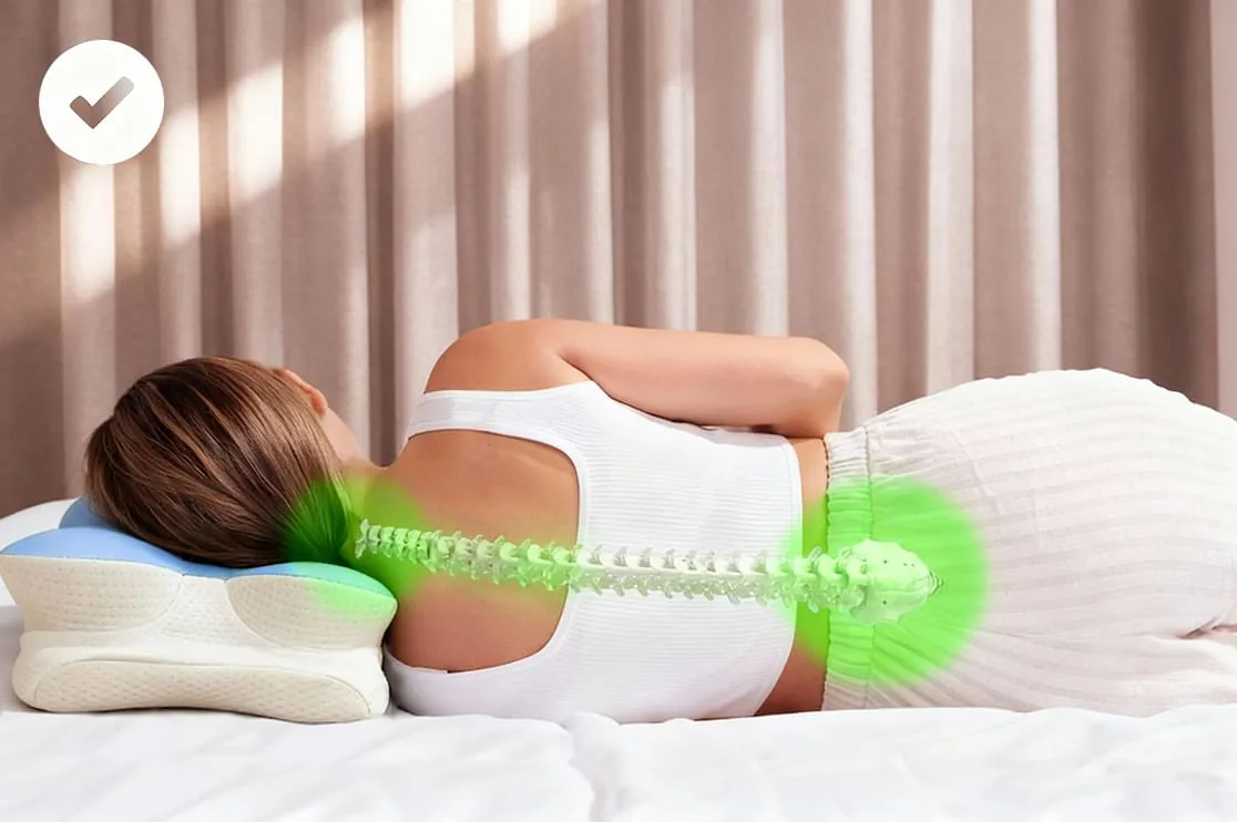 Melara Max: neck and spine kept in a natural line during sleep