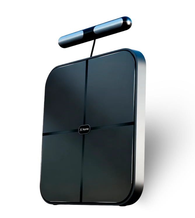 Hume Body Pod smart body composition scale with detachable handheld sensor bar